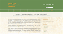 Desktop Screenshot of memoryreconciliation.org