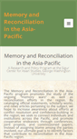 Mobile Screenshot of memoryreconciliation.org