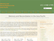 Tablet Screenshot of memoryreconciliation.org